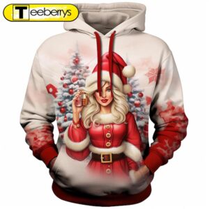 Celebrate Christmas In Style With A 3D Mrs. Claus Shirt – Gift For Xmas