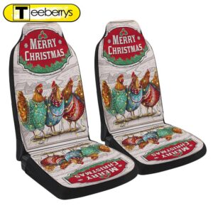 Chicken Christmas Three Hens With…