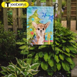 Chihuahua Christmas Garden Flag