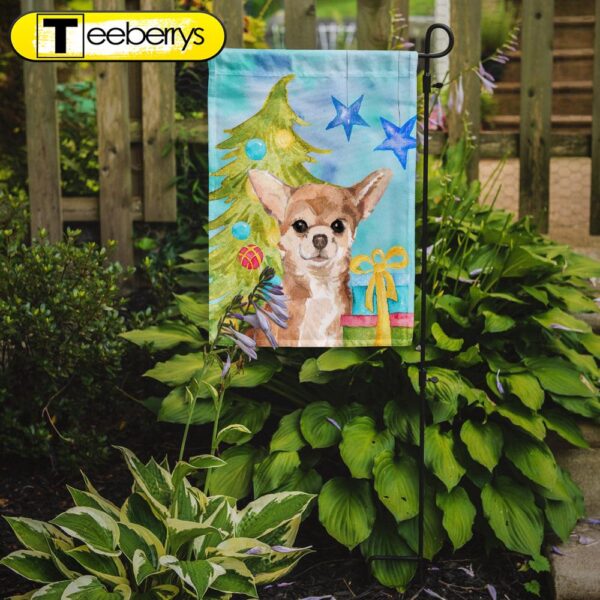 Chihuahua Christmas Garden Flag