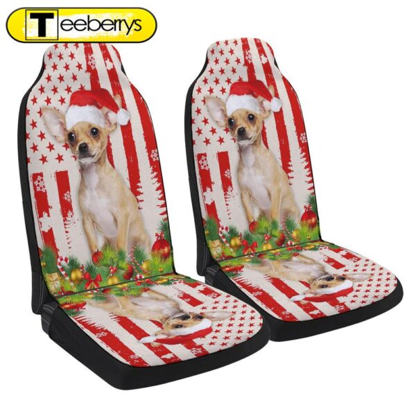 Chihuahua Christmas Seat Cover Cars