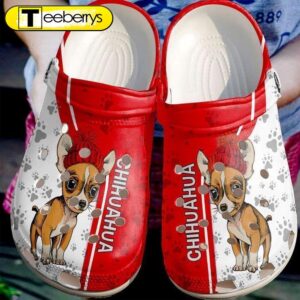 Chihuahua Love Red Classic Clogs…