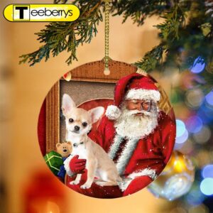 Chihuahua With Santa Christmas Christmas…