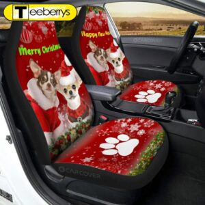 Chihuahuas Christmas Car Seat Covers…