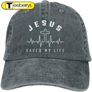 Christian Denim Baseball Cap With…