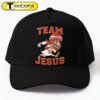 Christian Team Jesus Football Lover Faith Hope Christmas Cap