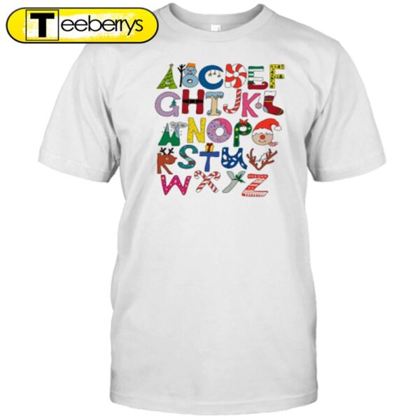 Christmas Alphabet Teacher Shirt