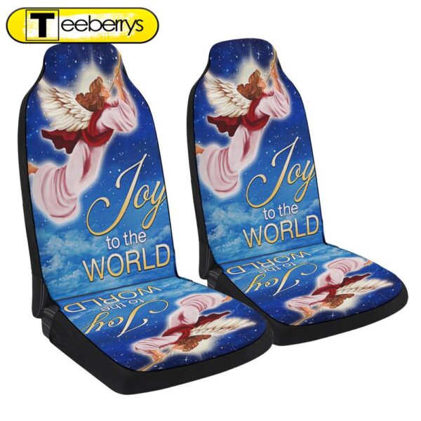 Christmas Angel Joy To The World Seat Cover Cars