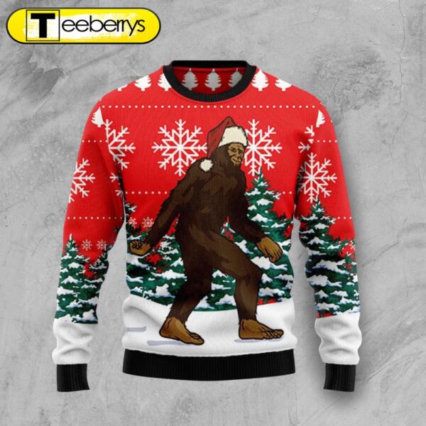 Christmas Bigfoot Ugly Christmas Sweater