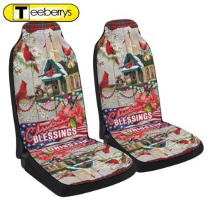 Christmas Blessings Seat Cover Cars