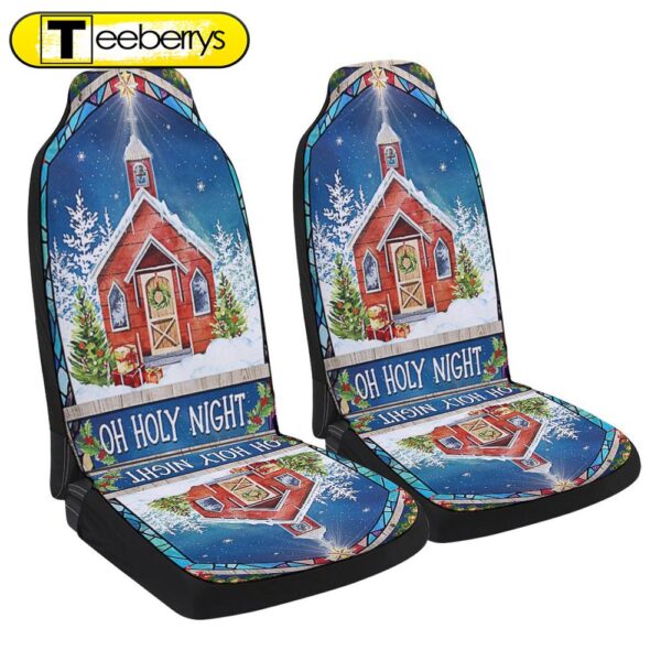 Christmas Church Oh Holy Night Seat Cover Cars