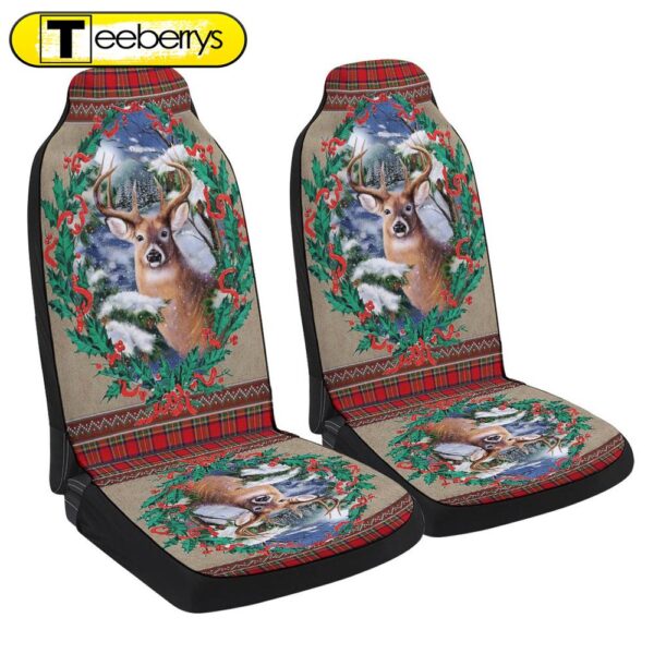 Christmas Deer Seat Cover Cars