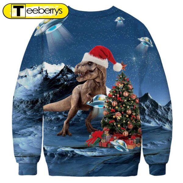 Christmas Dinosaur Ugly Christmas Sweater