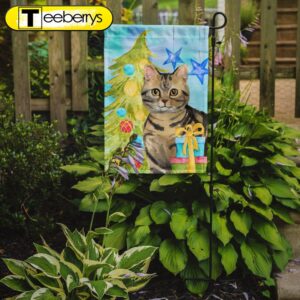 Christmas Flag, American Shorthair Brown…