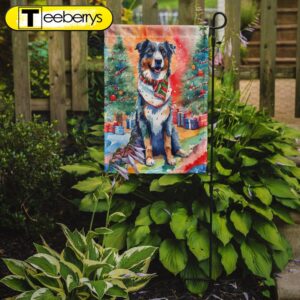 Christmas Flag, Australian Shepherd Christmas…