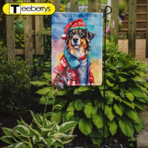 Christmas Flag, Australian Shepherd Christmas…