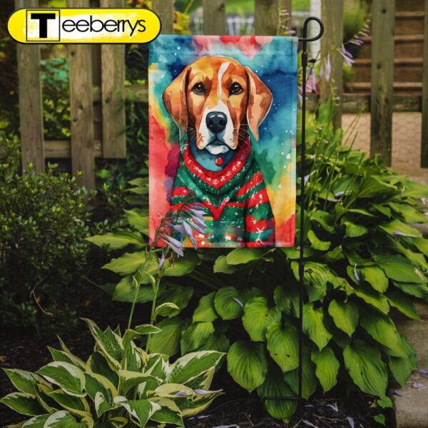 Christmas Flag, Beagle Christmas Garden Flag