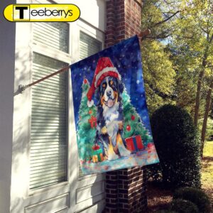 Christmas Flag, Bernese Mountain Dog…