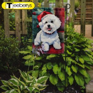 Christmas Flag, Bichon Frise Christmas…