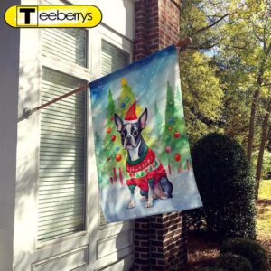 Christmas Flag, Boston Terrier Christmas…