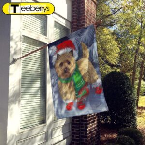 Christmas Flag, Cairn Terrier Christmas…