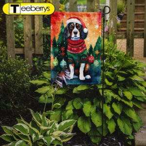 Christmas Flag, Cavalier Spaniel Christmas…