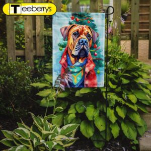 Christmas Flag, Dogue de Bordeaux…