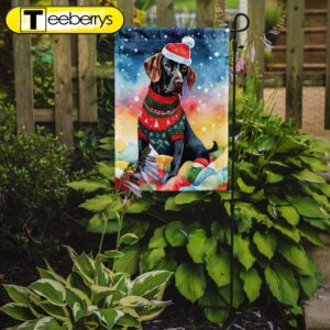 Christmas Flag, German Shorthaired Pointer…