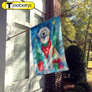 Christmas Flag, Great Pyrenees Christmas…