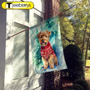 Christmas Flag, Norfolk Terrier Christmas…