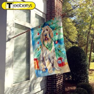 Christmas Flag, Otterhound Christmas House…