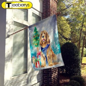 Christmas Flag, Otterhound Christmas House…