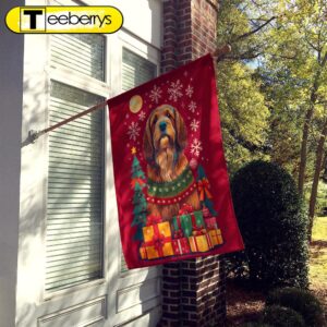 Christmas Flag, Otterhound Holiday Christmas…