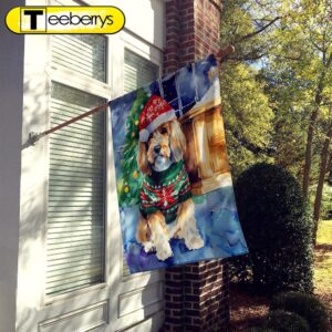 Christmas Flag, Petit Basset Griffon…