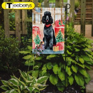 Christmas Flag, Poodle Christmas Garden…