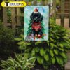 Christmas Flag, Poodle Christmas Garden Flag, Outdoor Xmas Flags