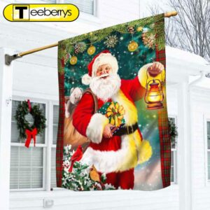 Christmas Flag Santa Claus Christmas…