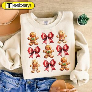 Christmas Gingerbread Trendy Santa Christmas…