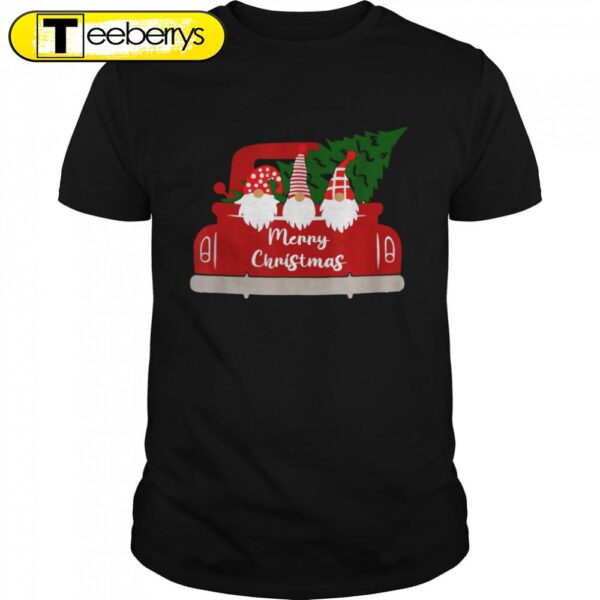 Christmas Gnome Red Truck Holiday Xmas 2024 Merry Christmas Shirts