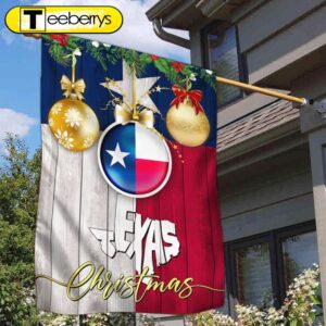 Christmas In Texas Flag