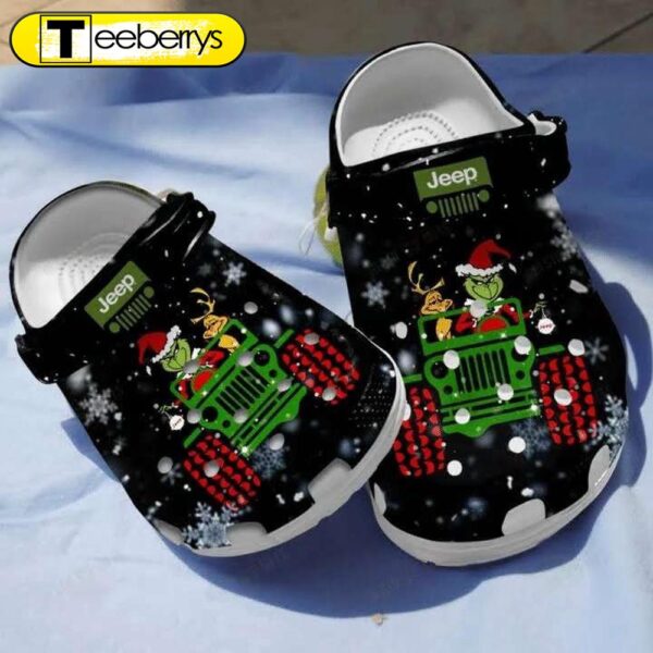 Christmas Jeep  Clog Shoes For Jeep Lover