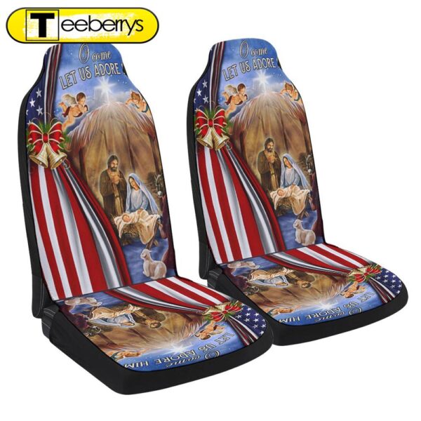 Christmas Nativity Of Jesus Seat Cover Cars