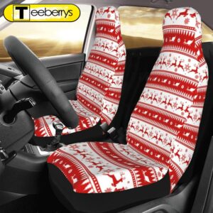 Christmas Reindeer Stripes Car Seat…