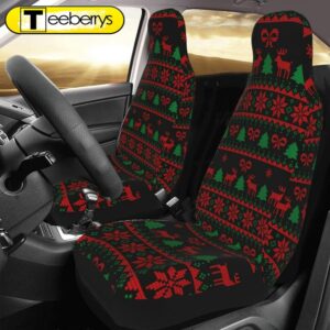 Christmas Snowflake Reindeer Car Seat…