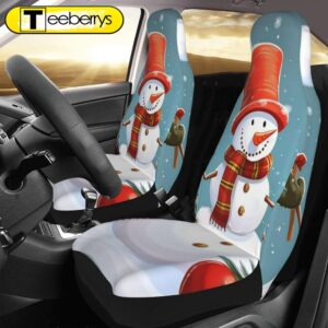 Christmas Snowman Print Car Seat…