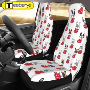 Christmas Socks Bulldog Car Seat…