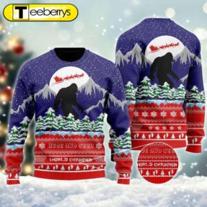 Christmas With Bigfoot Ugly Sweater