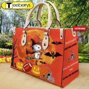 Cleveland Browns NFL Snoopy Halloween…