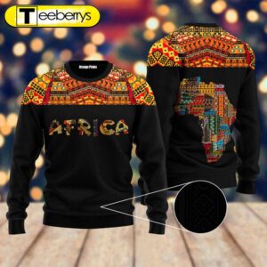 Colorful Africa Vintage Ugly Christmas…