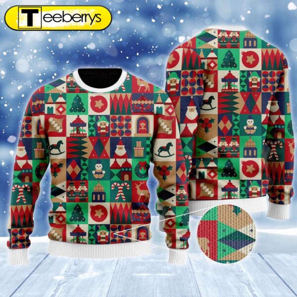 Colorful Christmas Ugly Sweater